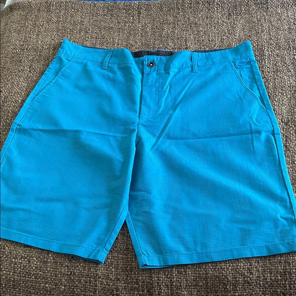 Faded Glory Men's Vibrant Blue Flat Front Shorts